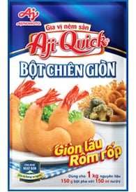 Bột chiên giòn Aji-quick gia vị nêm hải sản 150g