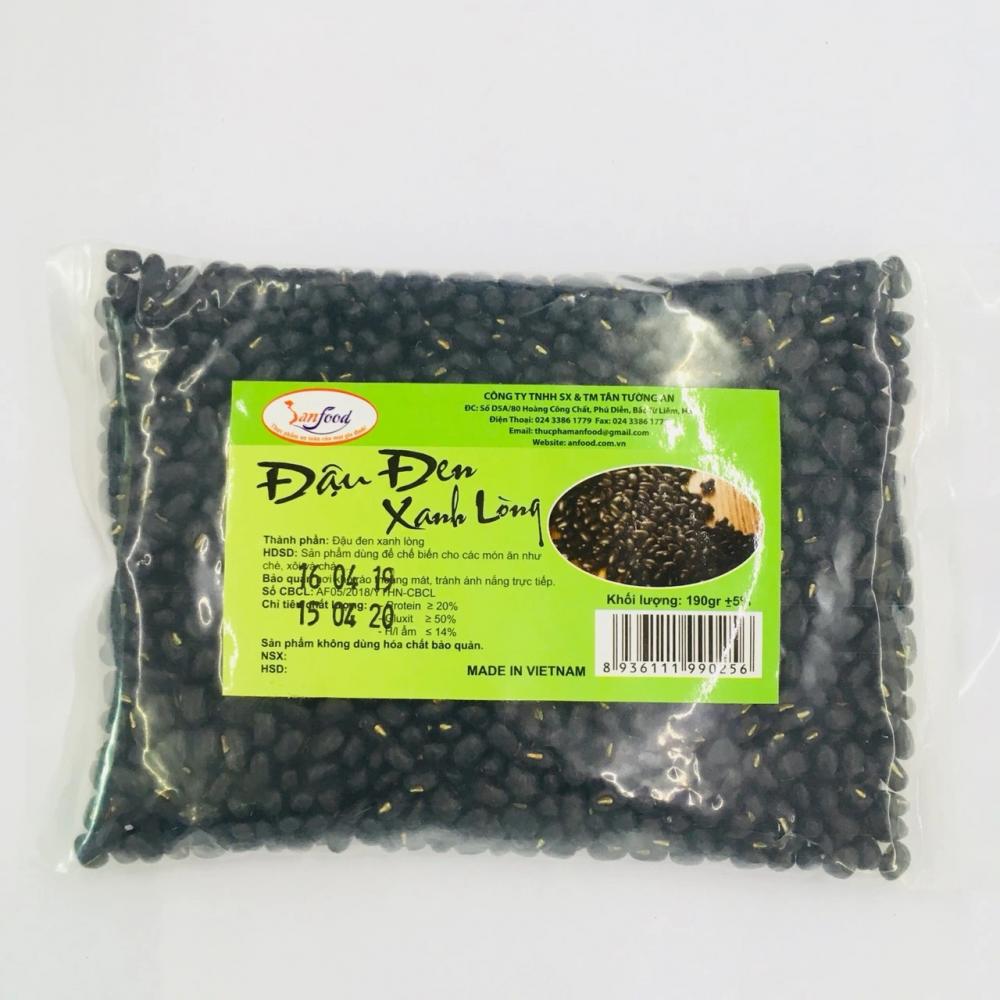 Đậu Đen Xanh Lòng 190g Anfood