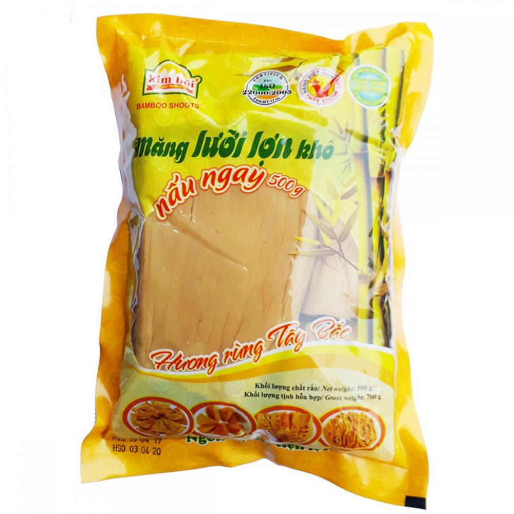 Măng củ khô(măng lưỡi lợn khô) 500g