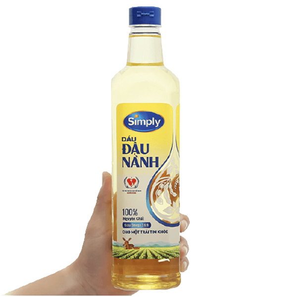 Dầu đậu nành simply 1 lít