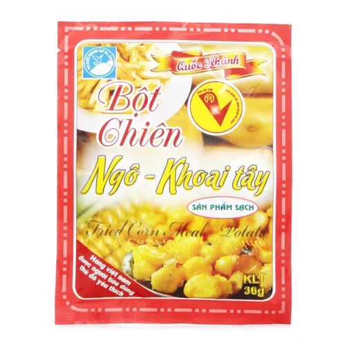 BỘT CHIÊN NGÔ KHOAI TÂY QUỐC KHÁNH GÓI 36G